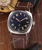 Radiomir Panerai Brevettato Replica Watch SS Black Dial PAM424